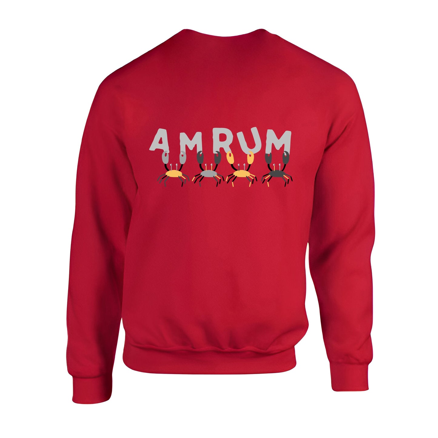 Sweater "Krabben Silber-Reflexfarbe"