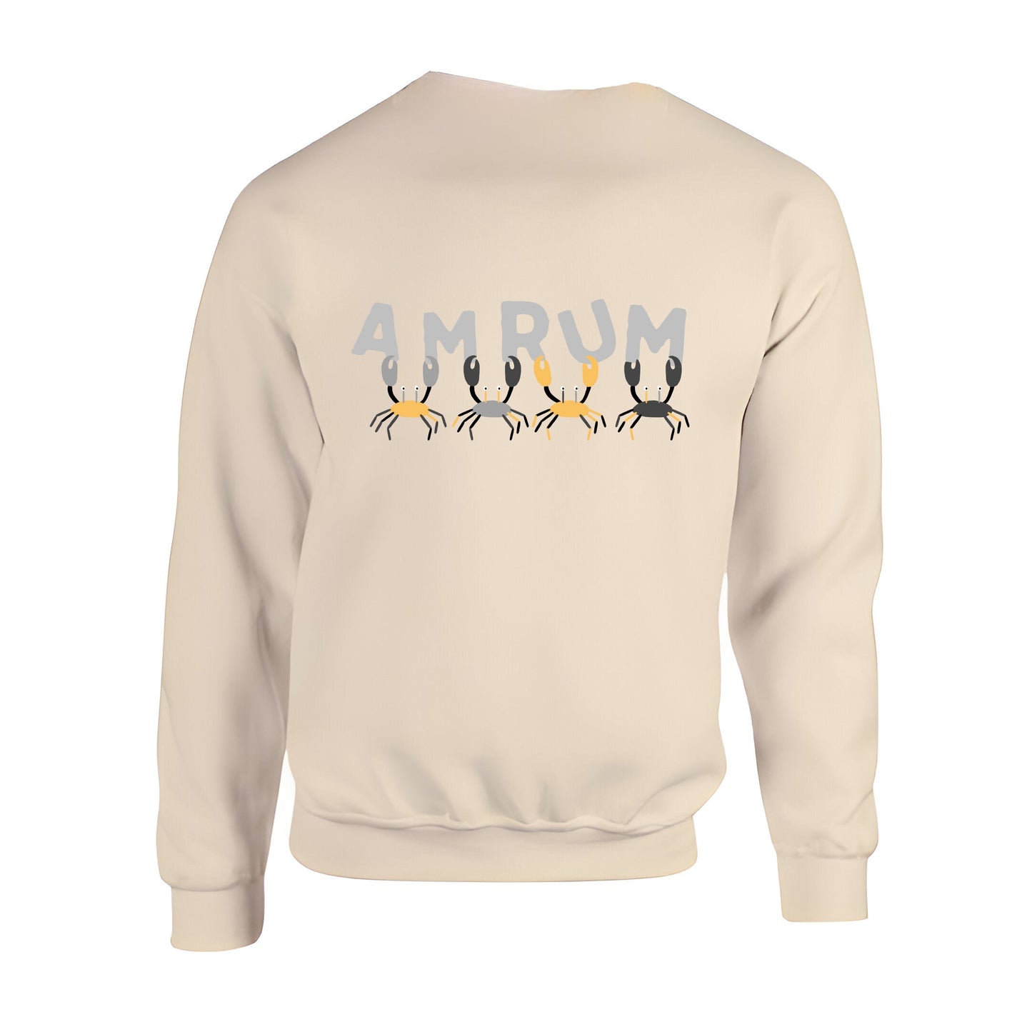 Sweater "Krabben Silber-Reflexfarbe"