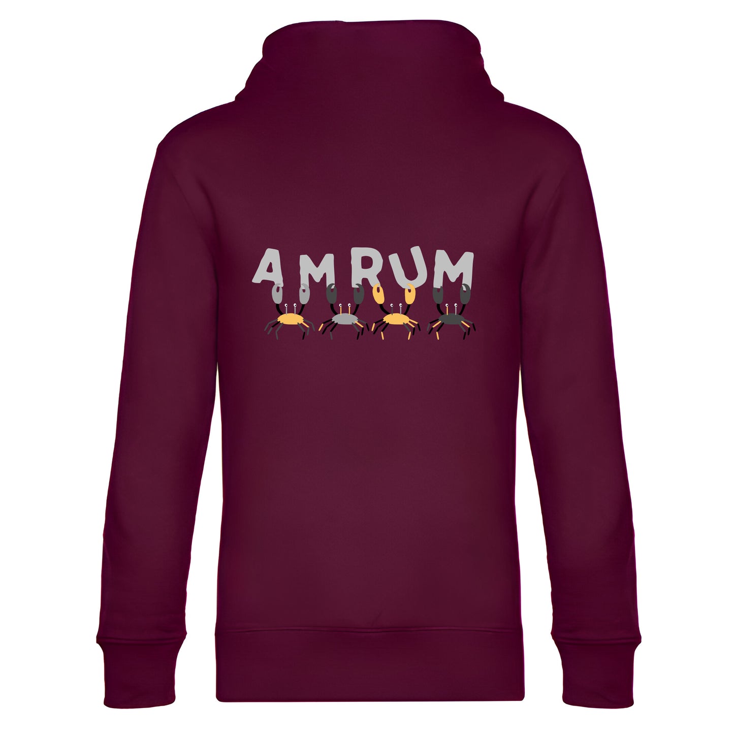 Hoodie "Krabben Silber-Reflexfarbe"