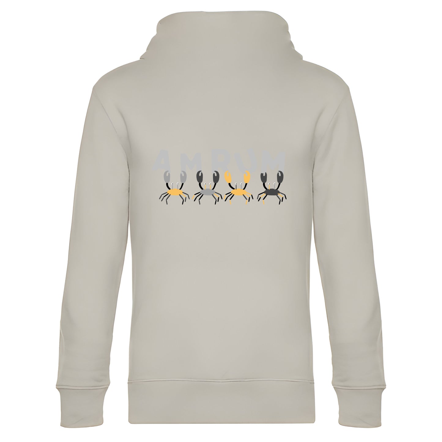 Hoodie "Krabben Silber-Reflexfarbe"