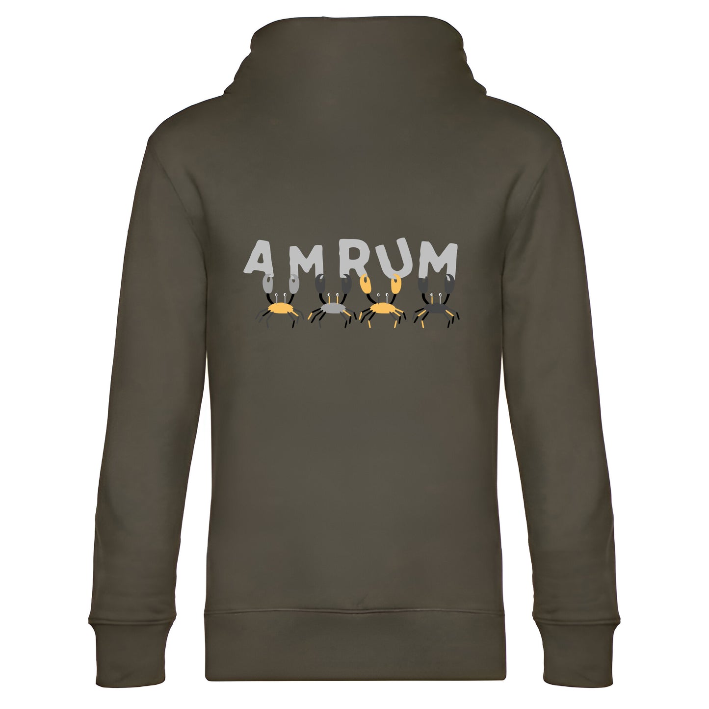 Hoodie "Krabben Silber-Reflexfarbe"