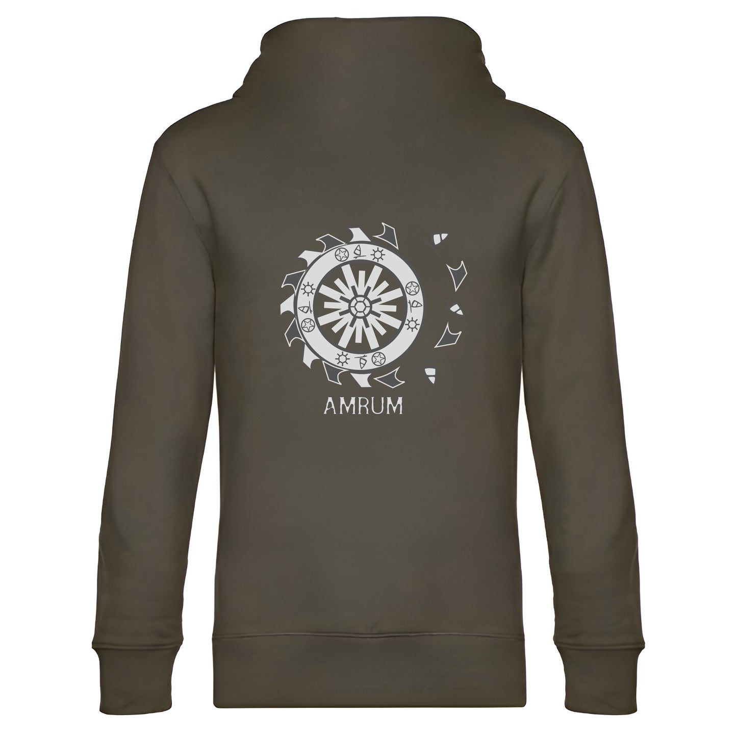 Hoodie "Sonnenrad Grau"