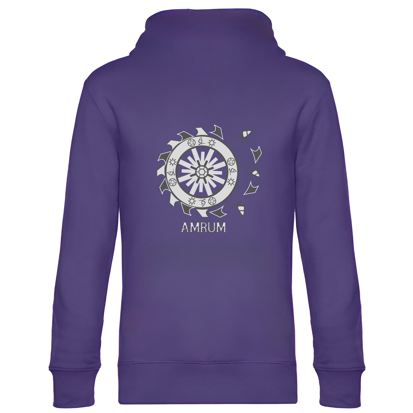 Hoodie "Sonnenrad Grau"