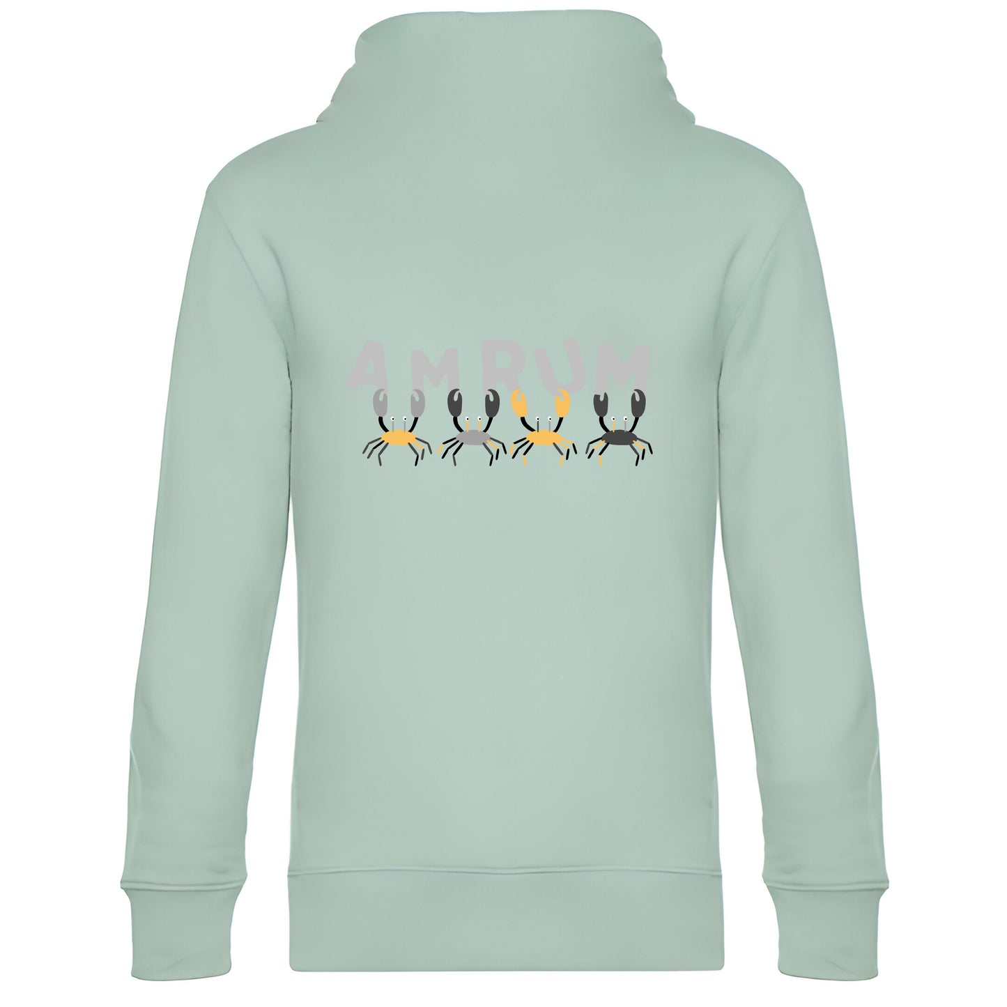 Hoodie "Krabben Silber-Reflexfarbe"