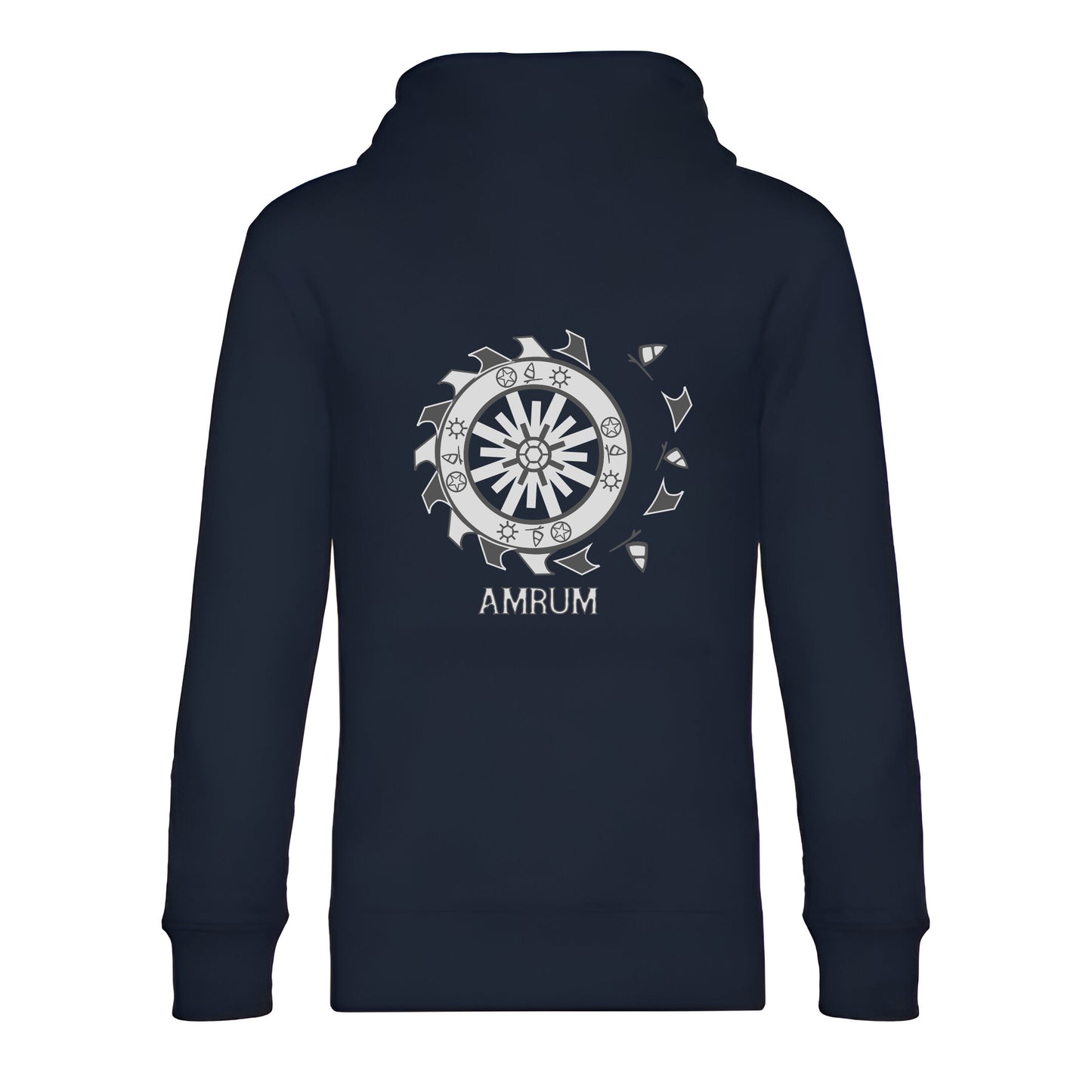 Hoodie "Sonnenrad Grau"